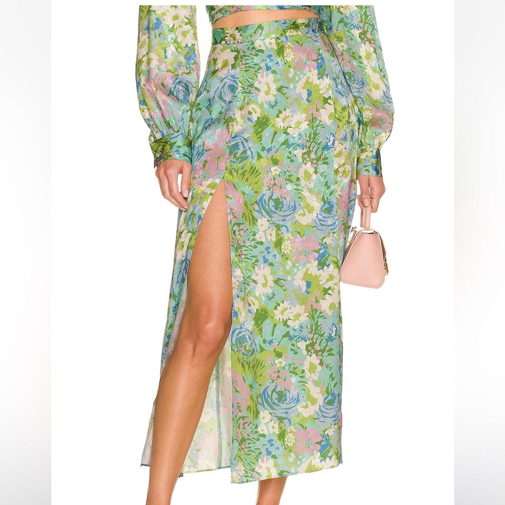 Ronny Kobo Marlo Skirt in Crystal Blue (brand new with tags)